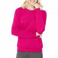Image result for Haband Womens Embroidered Fleece Sweatshirt, Powder Pink, Size M