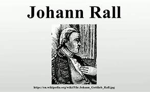 Image result for Johann Rall