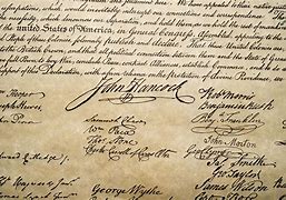 Image result for Declaration of Independence Signed