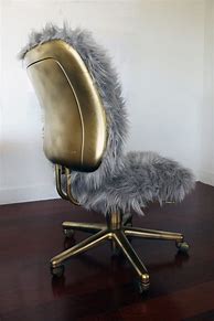 Image result for Fur Desk Chair
