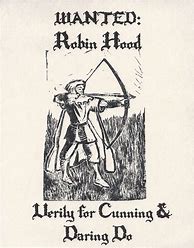 Image result for Little John Robin Hood Wanted Poster