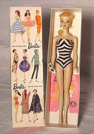 Image result for 1st Barbie Doll