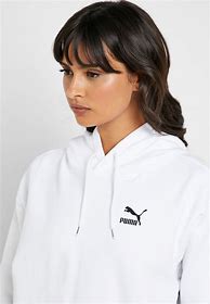Image result for Classic Cropped Hoodie Puma White