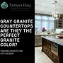 Image result for Kitchen Gray Granite Countertops