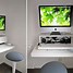Image result for Desk Hanging From Wall