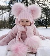 Image result for Cute Newborn Baby Girl Winter Clothes