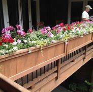Image result for Flower Box Planters for Deck Railings