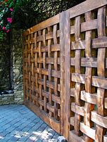 Image result for Decorative Wooden Fence