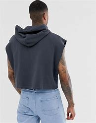 Image result for Men's Bottom Cropped Hoodie