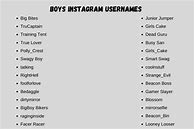 Image result for Cool Usernames for Instagram for Guys