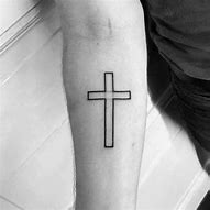 Image result for Simple Cross Tattoo Outlines