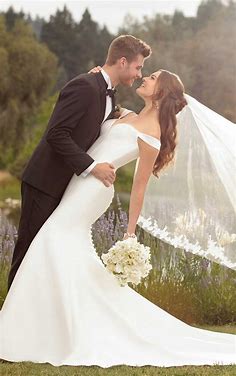 Simple Off-The-Shoulder Wedding Gown - I Do Bridal & Formal Mobile, Alabama Montgomery AL
