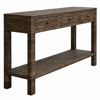 Image result for Rattan Console Table