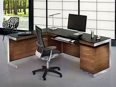 Image result for Modern L-shaped Office Desk