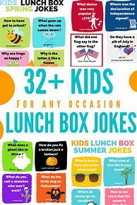 Image result for Kids Lunch Jokes