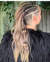 Image result for Viking Woman Haircut