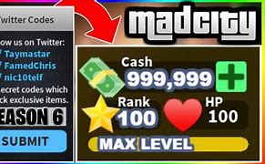 Image result for Roblox Mad City Codes Season 6