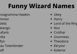 Image result for Prodigy Names for Your Wizard
