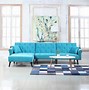 Image result for blue denim couches