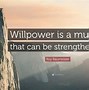Image result for Quote About the Will Power of Man
