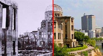 Image result for Ground Zero Hiroshima Before and After