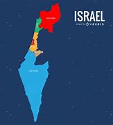 Image result for Map of Israel in English