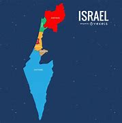 Image result for Modern Map of Israel to Print