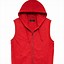 Image result for Red and Black Sleeveless Hoodie