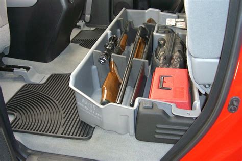 Du Ha Truck Storage Box and Gun Case   Under Rear Seat   Black Du Ha  
