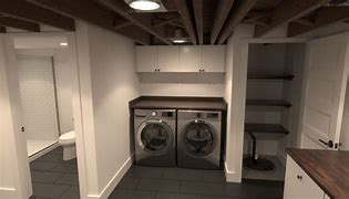 Image result for Built in Stacked Washer Dryer