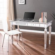 Image result for Mirrored Desk with Drawers