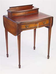 Image result for Traditional Writing Desk with Drawers