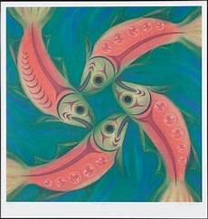 Salmon Homecoming (1996) by Susan Point Coast Salish (Musqueam) artist