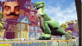 Image result for Game T-Rex Hello Neighbor