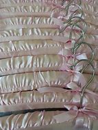 Image result for Pink Satin Hangers