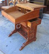 Image result for Hand Carved Antique Desk