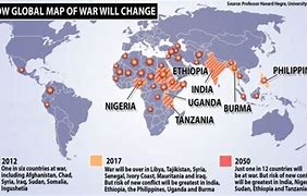 Image result for Current War Zones World Map