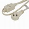 Image result for Utilitech 3-Ft 16/2 2-Prong Indoor Spt-2 Light Duty Flat Plug Extension Cord In White | UT920603
