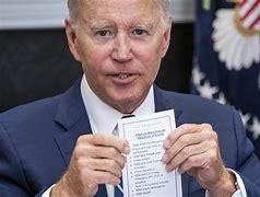Image result for Biden Note Cards