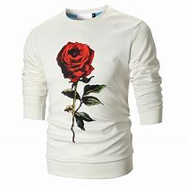 Image result for Rose Sweatshirt Men