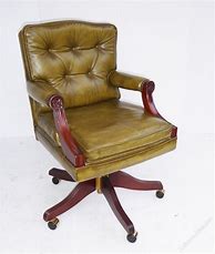 Image result for Green Leather Desk Chair