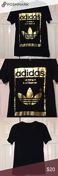 Image result for Red and Gold Adidas Shirt