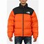 Image result for Orange North Face Jacket Fleece