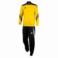 Image result for Yellow Adidas Tracksuit with Black Stripe