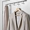 Image result for Folding Clothes Hanger Black Whith Overcoat