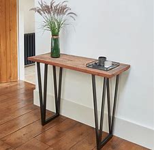 Image result for Wood Console Table