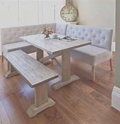 Image result for Kitchen Table with Bench Seating