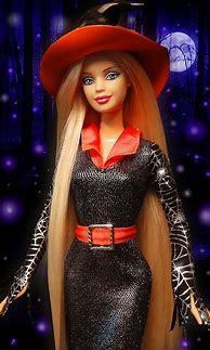 Image result for Halloween Barbie Doll