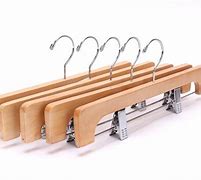 Image result for Wooden Hanger with Clip