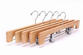 Image result for Hangers for Clothes Pack 10 Wooden Boxes